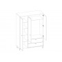 Шкаф Grace SZF3D2S