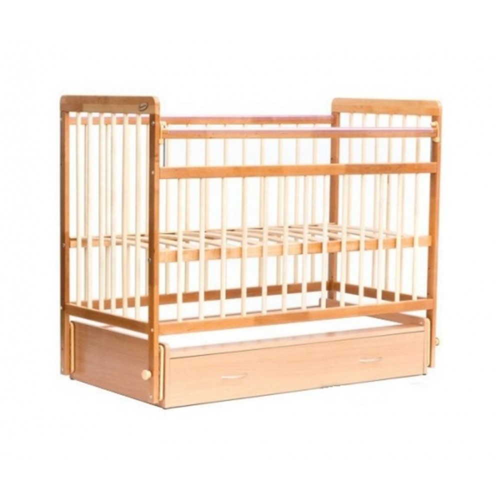Кроватка (04) Bambini Euro Style (с мультимаятниковым механизмом и выдвижным ящиком)