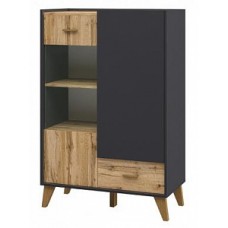 Шкаф комбинированный Сканди Графит МН-036-08 (1)