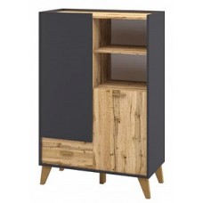 Шкаф комбинированный Сканди Графит МН-036-07 (1)