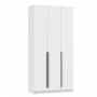 Шкаф для одежды 67.08 Брандо (3-х дв.) (H2500) (БЕЛЫЙ / ДВПО: БЕЛЫЙ/ФАСАД: МДФ С ПВХ БЕЛЫЙ МАТОВЫЙ)